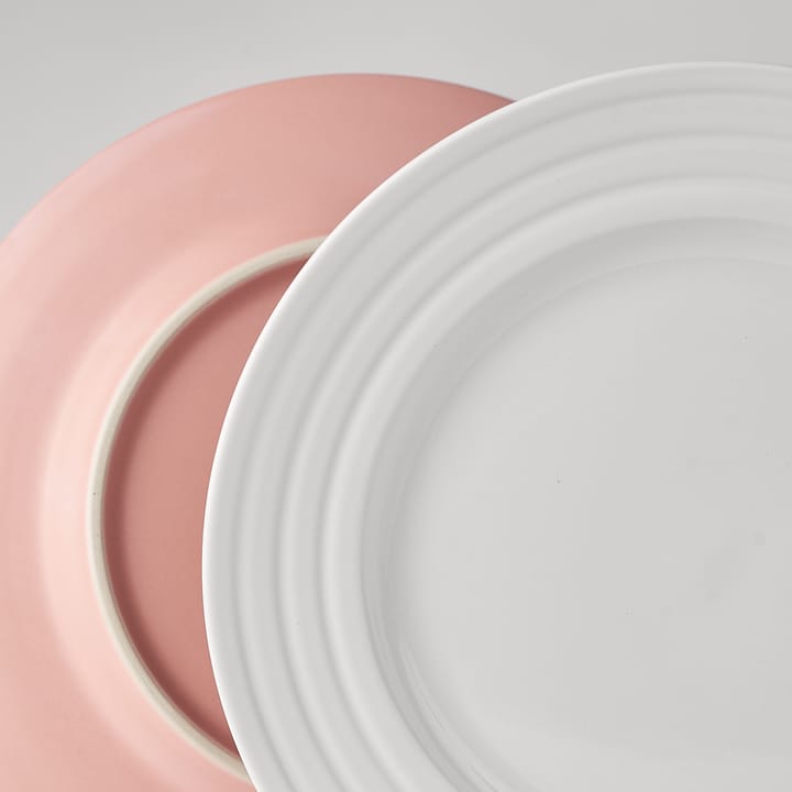 Lines-lautanen pieni Ø 21 cm, 6 kpl, vaaleanpunainen NJRD