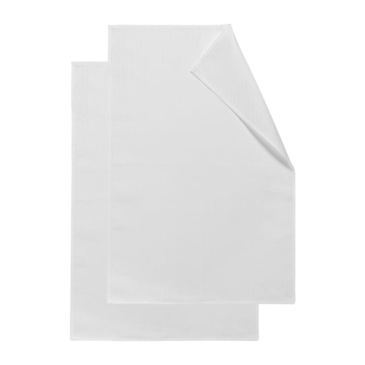 Stripes keittiöpyyhe 47x70 cm 2-pack, Valkoinen NJRD