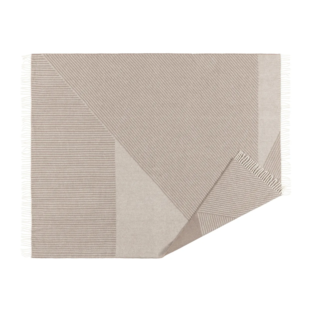 NJRD Stripes villahuopa 130x185 cm Beige