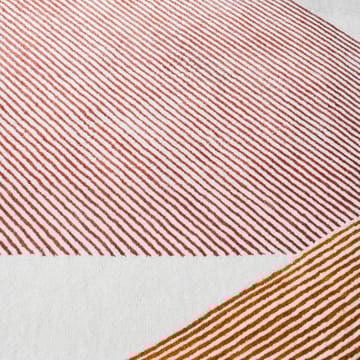 Stripes-villamatto, vaaleanpunainen - 200x300 cm - NJRD