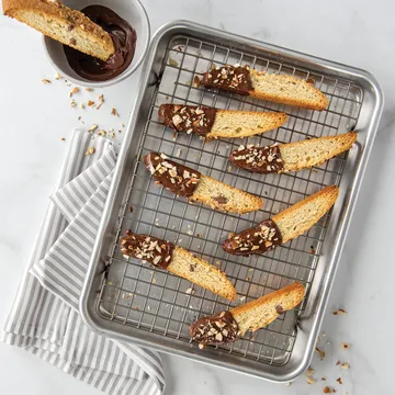 Naturals quarter sheet uunipelti ritilällä - Hopea - Nordic Ware