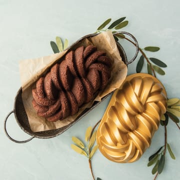 Nordic Ware Braided -leipävuoka 1,4 l - Kulta - Nordic Ware