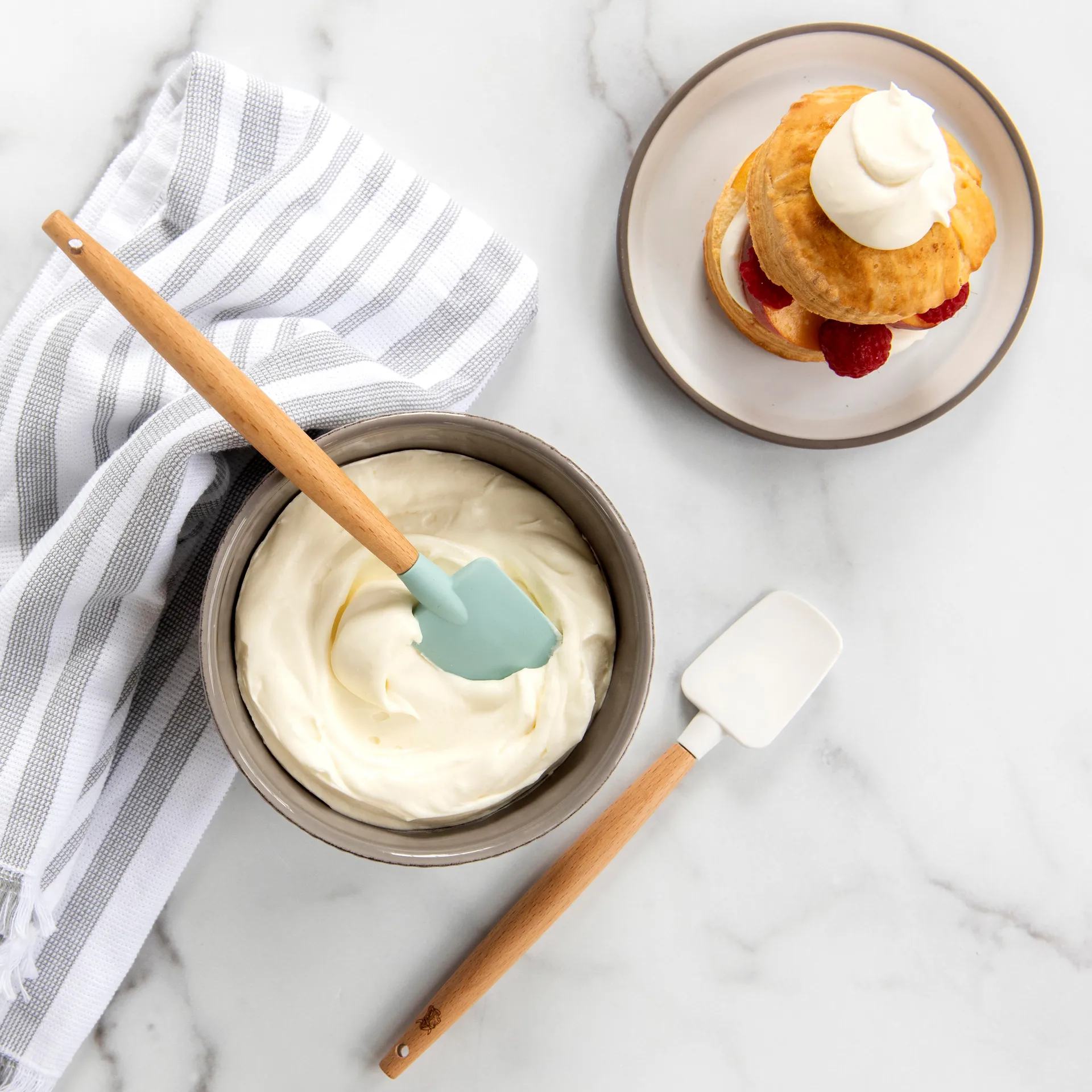 Nordic Ware -mininuolija pyökkiä, 2-pakkaus, Valkoinen, sininen Nordic Ware