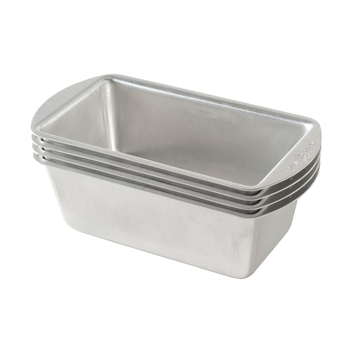 Nordic Ware Naturals Mini Loaf -leipävuoka 4-pakkaus, Alumiini Nordic Ware