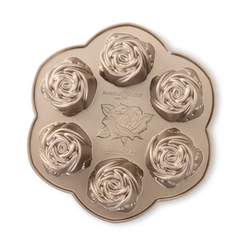 Nordic Ware Rosebud -leivontavuoka - Toffee - Nordic Ware