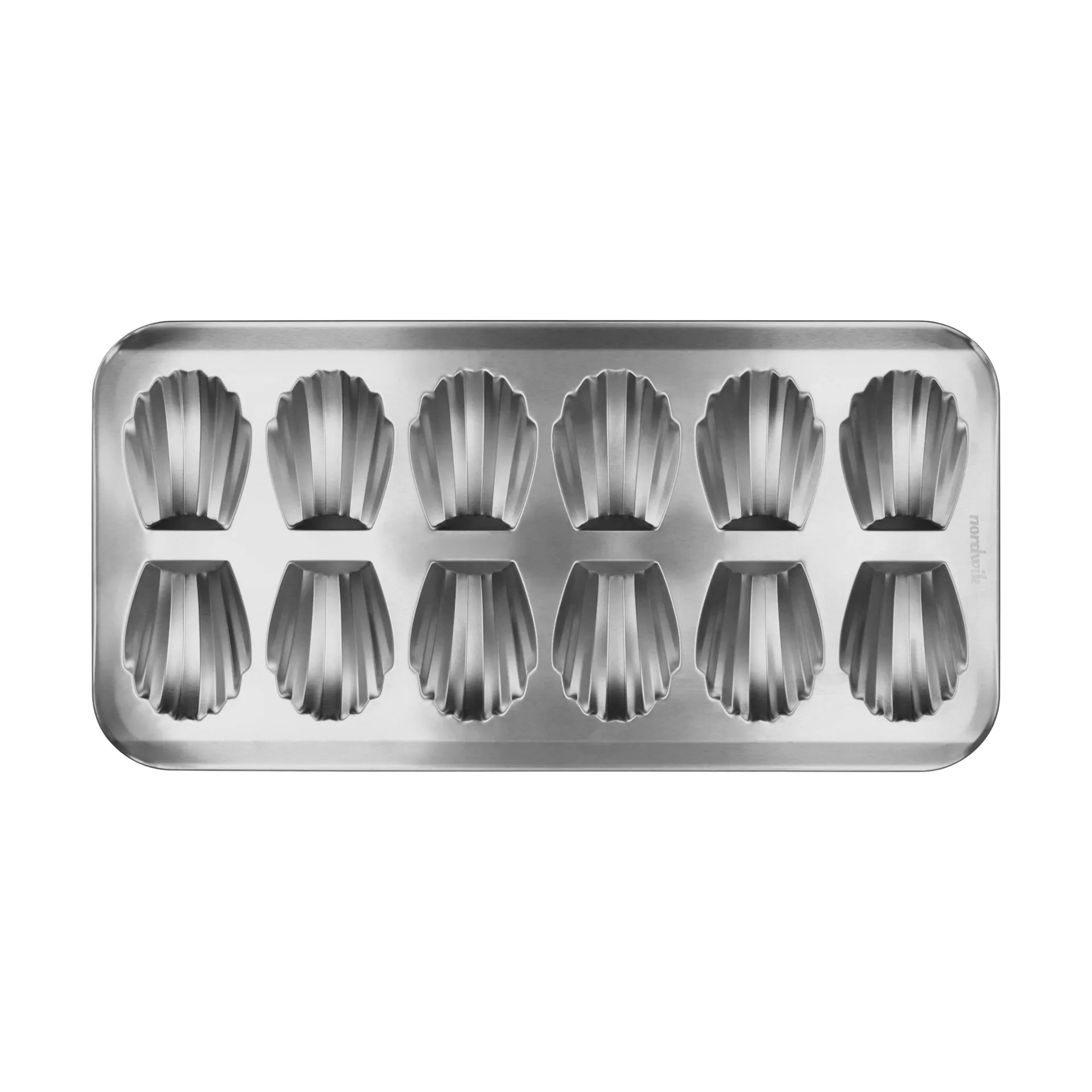 BAKE madeleinevuoka, Ruostumaton teräs, 12 kpl Nordwik