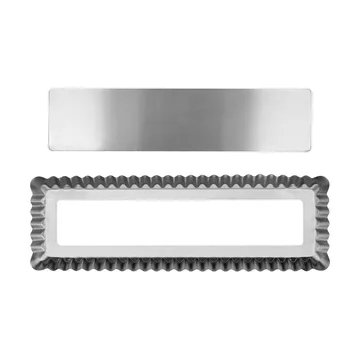 BAKE piirakkavuoka irtopohjalla - Suorakulmainen, ruostumaton teräs, 35x11 cm - Nordwik