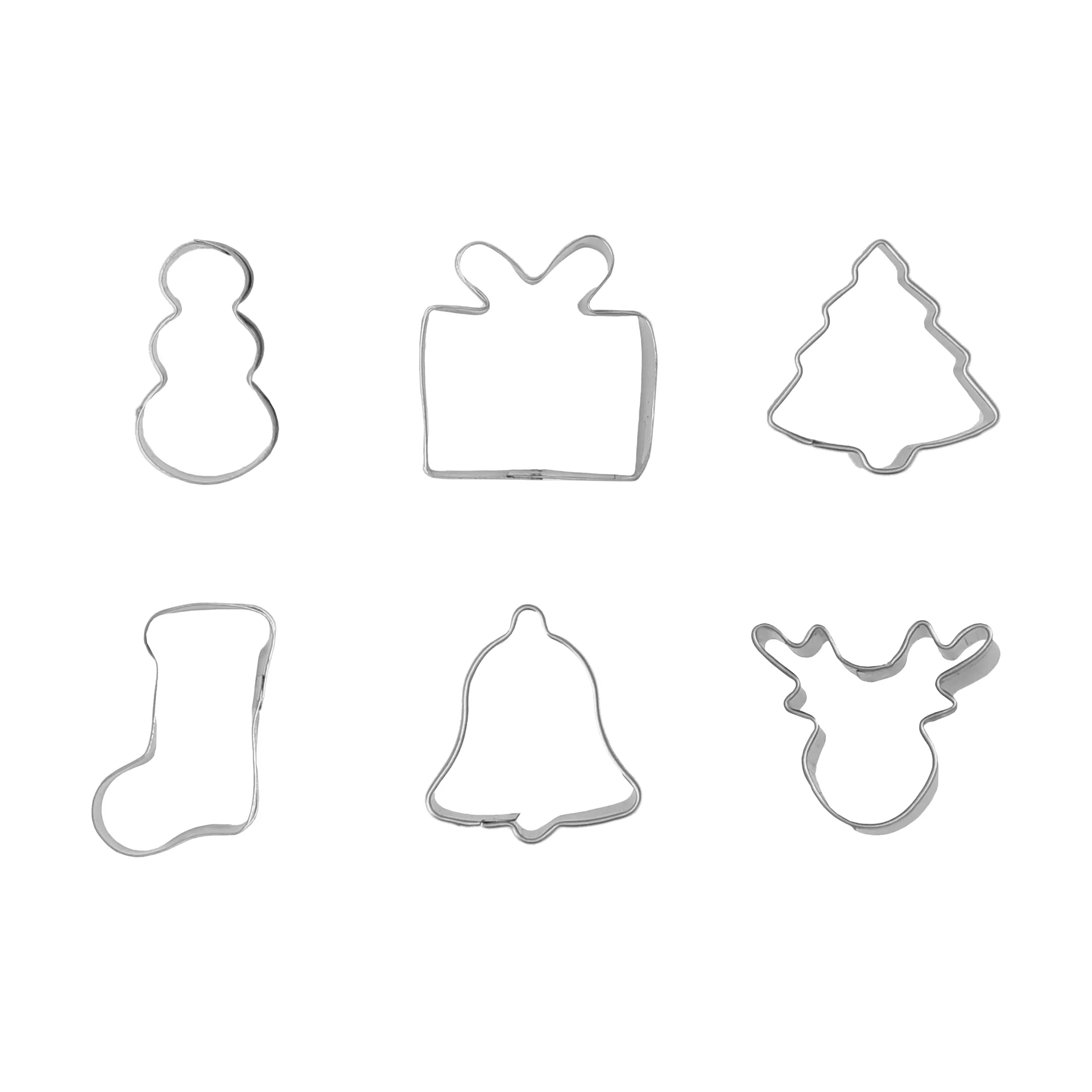 BAKE piparkakkumuotti, Joulu, mini, 6 osaa Nordwik