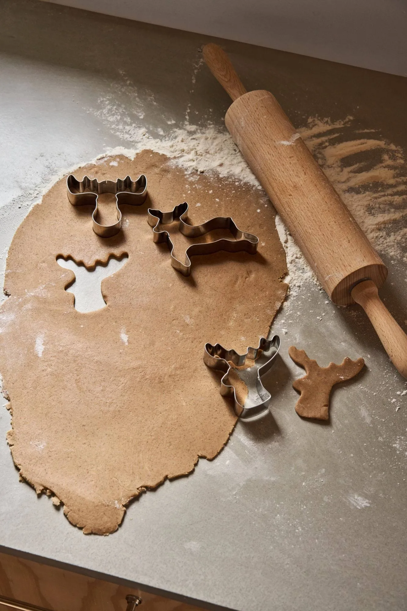 BAKE piparkakkumuotti, Poro, 3 osaa Nordwik