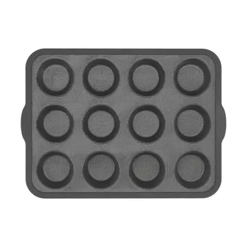 BAKE silikonivuoka vahvistetulla kehyksellä - Muffinit, 12 kpl - Nordwik