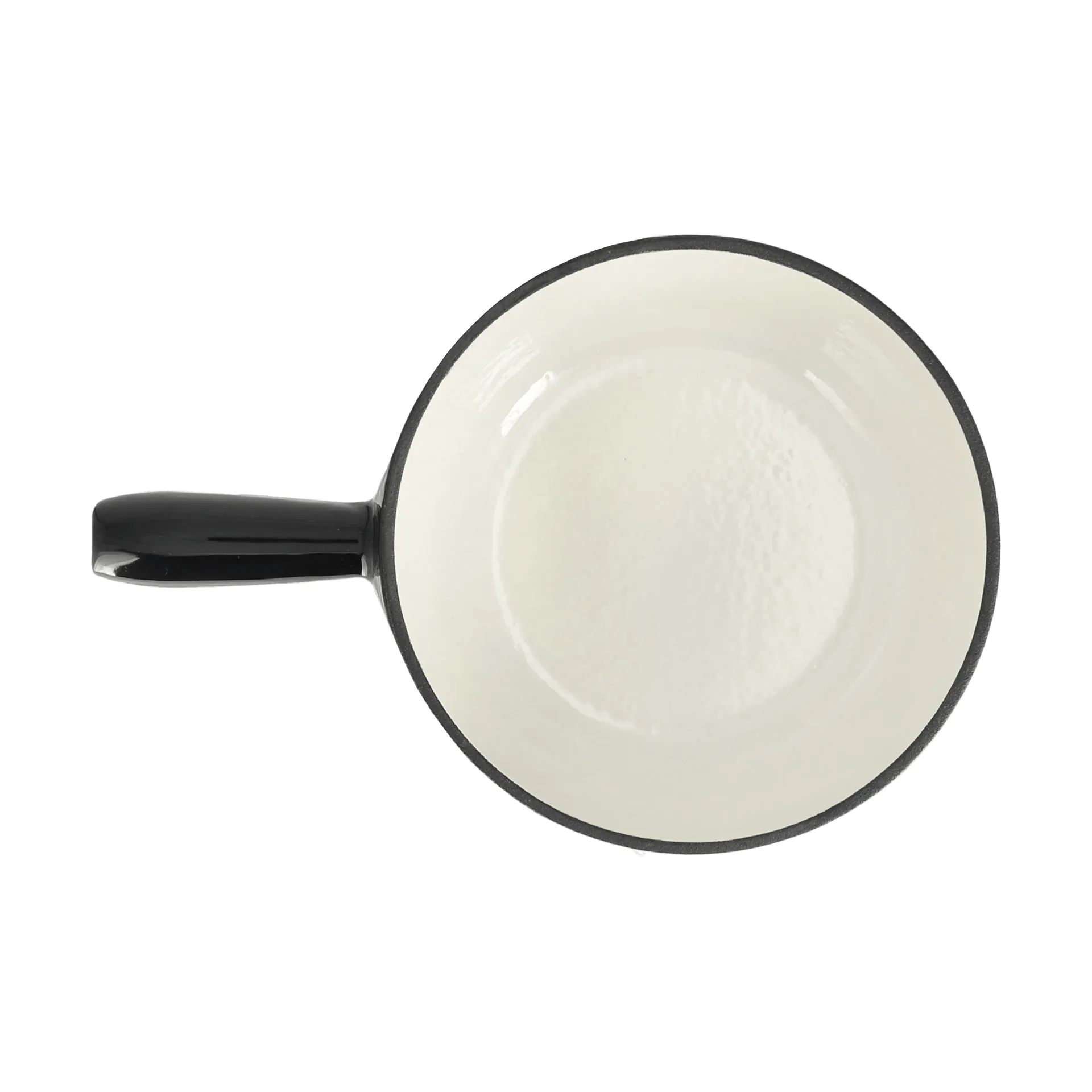 Emaloitu fonduekattila, Musta, 1,8 l Nordwik