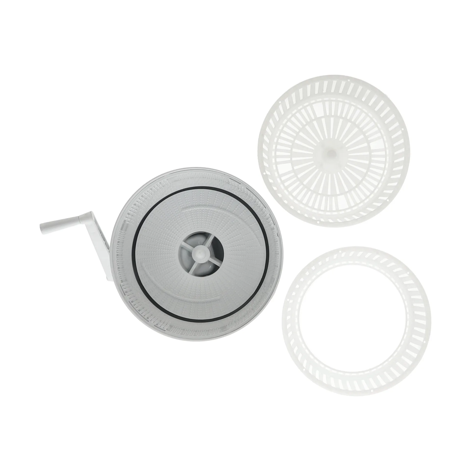 Kammen varustettu perunankuorija  & 2-in-1-salaattilinko, Valkoinen Nordwik