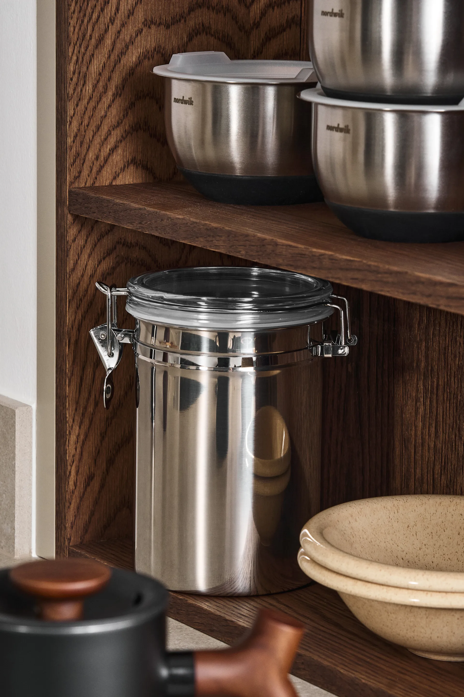 Nordwik kahvipurkki 1,8 l, Ruostumaton teräs Nordwik