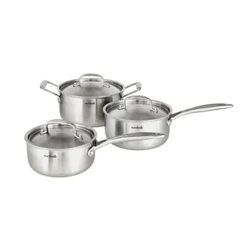 Nordwik kattilasarja 3-kerroksinen 3 osaa - 1,5 l, 2 l, 3 l - Nordwik