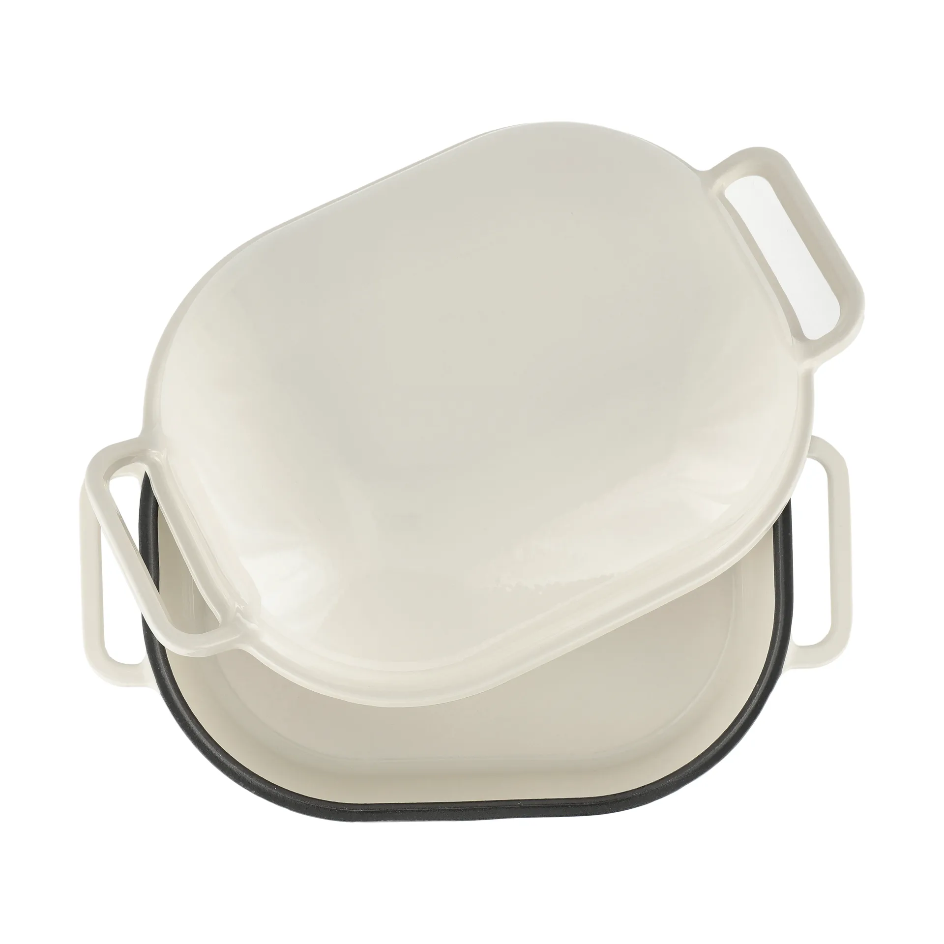 Nordwik Levain leipävuoka emaloitu 39x26 cm, Kreemi Nordwik