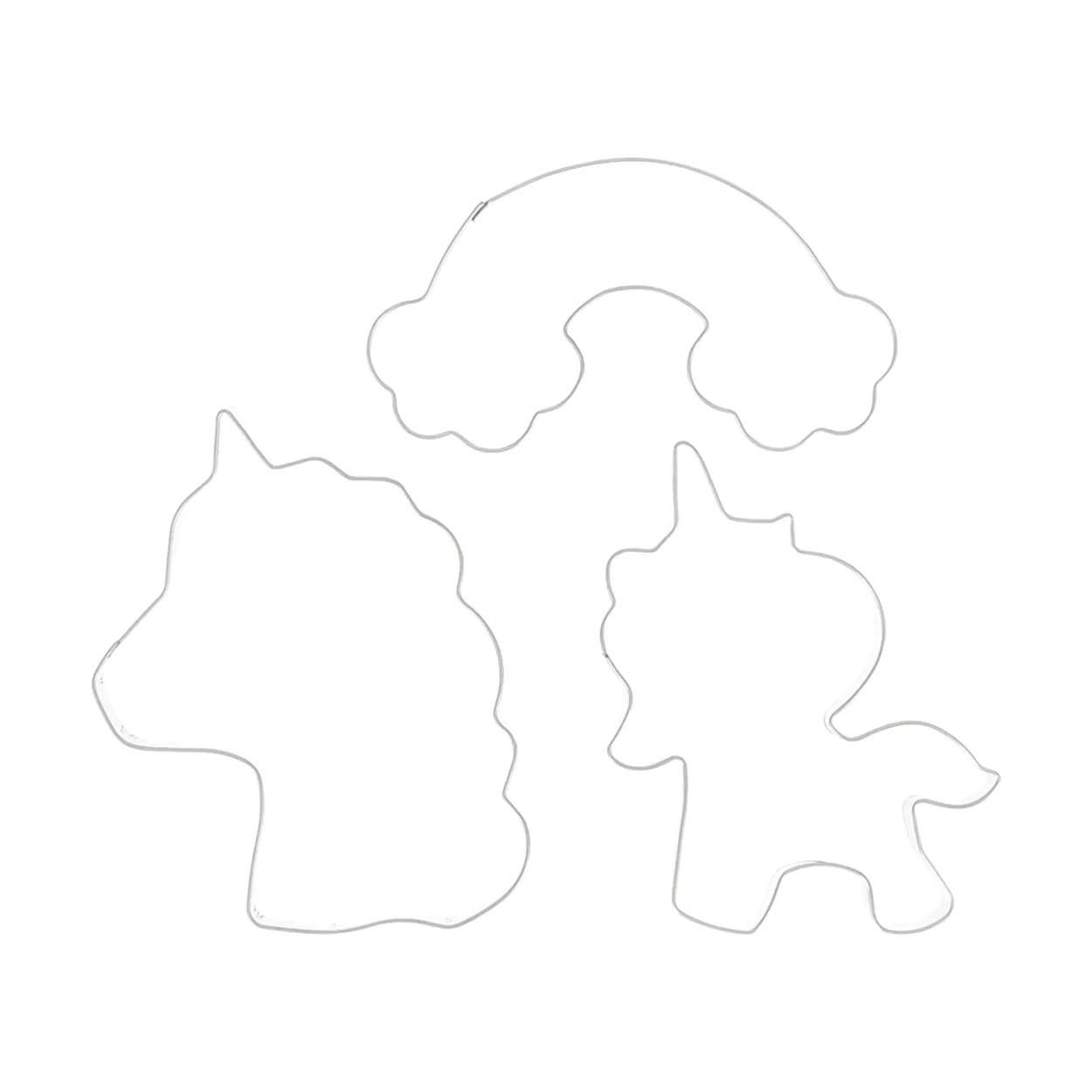 Nordwik Nordwik piparkakkumuotti yksisarvinen 3 osaa Ruostumaton teräs