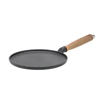 Nordwik valurautainen pannukakkutiski puukahvalla - 23 cm - Nordwik