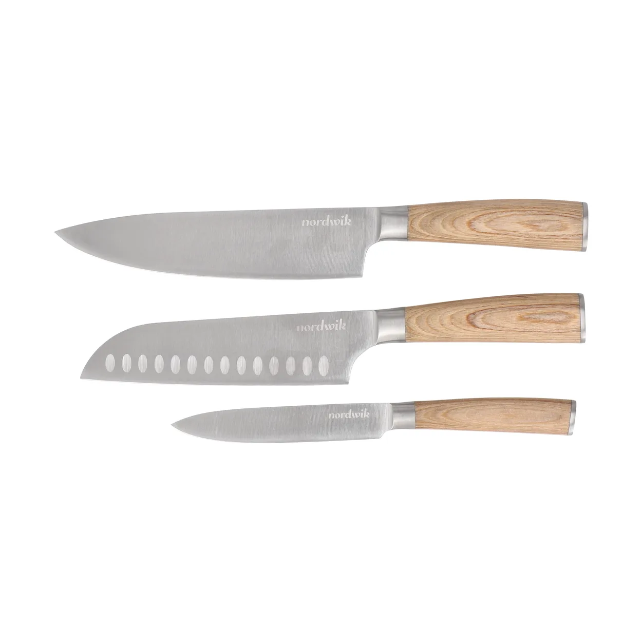 Nordwik Nordwik veitsisetti 3 osaa Pakka puu