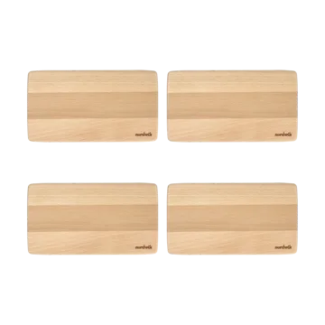 Nordwik voileipätarjotin pyökki 4-pack - 20x11x0,8cm - Nordwik