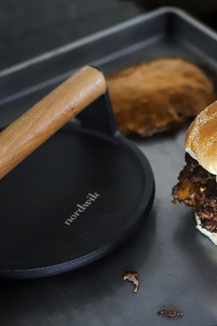 Smash Burger Hamburgeriprässi 18 cm, Valurauta Nordwik