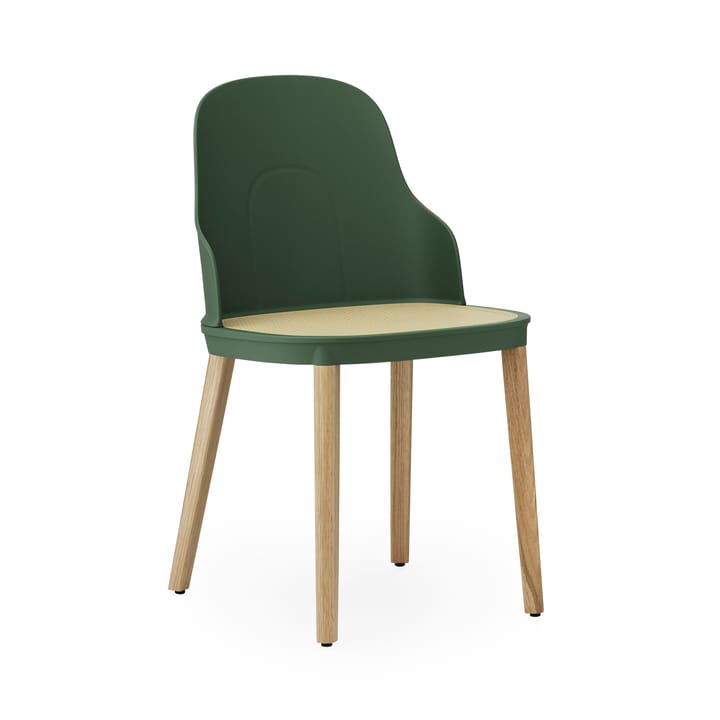 Allez molded wicker tuoli - Park green-tammi - Normann Copenhagen