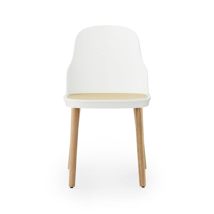 Allez molded wicker tuoli, Valkoinen-tammi Normann Copenhagen