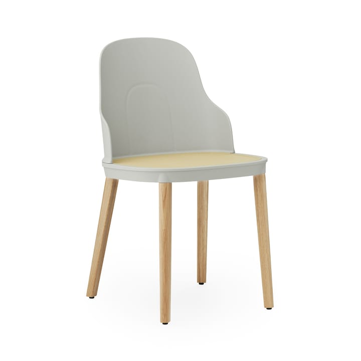 Allez molded wicker tuoli - Warm Grey-tammi - Normann Copenhagen