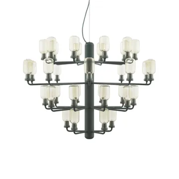 Amp kynttiläkruunu - Green/gold, large - Normann Copenhagen