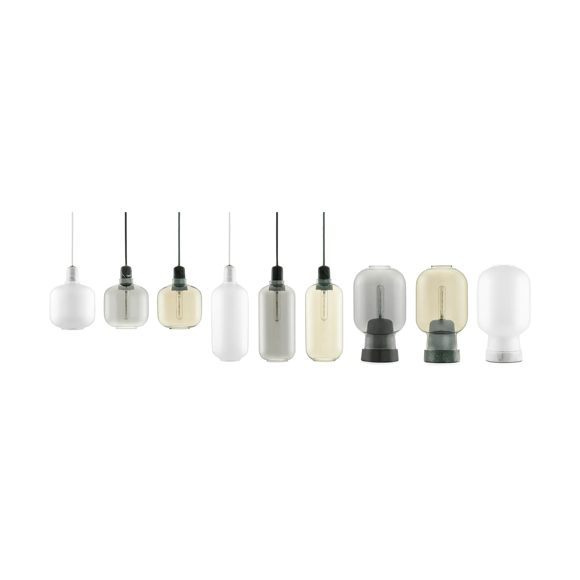 Amp valaisin iso, valkoinen Normann Copenhagen