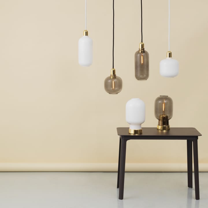 Amp valaisin pieni, Valkoinen-messinki Normann Copenhagen