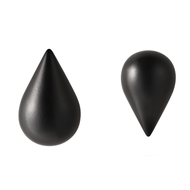 Dropit nupit 2 kpl - musta iso - Normann Copenhagen