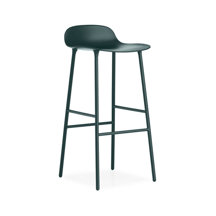 Form baarituoli korkea - Green, vihreäksi lakattu teräsjalat - Normann Copenhagen