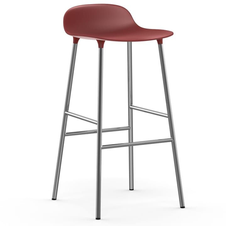 Form baarituoli kromatut jalat 75 cm, Punainen Normann Copenhagen