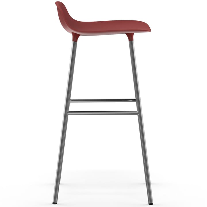 Form baarituoli kromatut jalat 75 cm, Punainen Normann Copenhagen