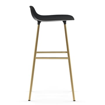 Form baarituoli messinkijalat 75 cm - Musta - Normann Copenhagen
