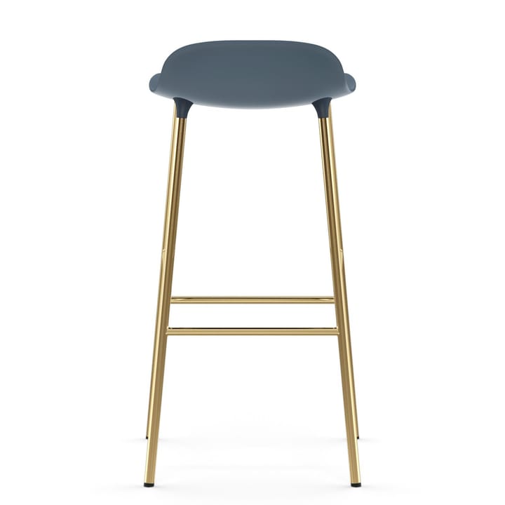 Form baarituoli messinkijalat 75 cm, Sininen Normann Copenhagen