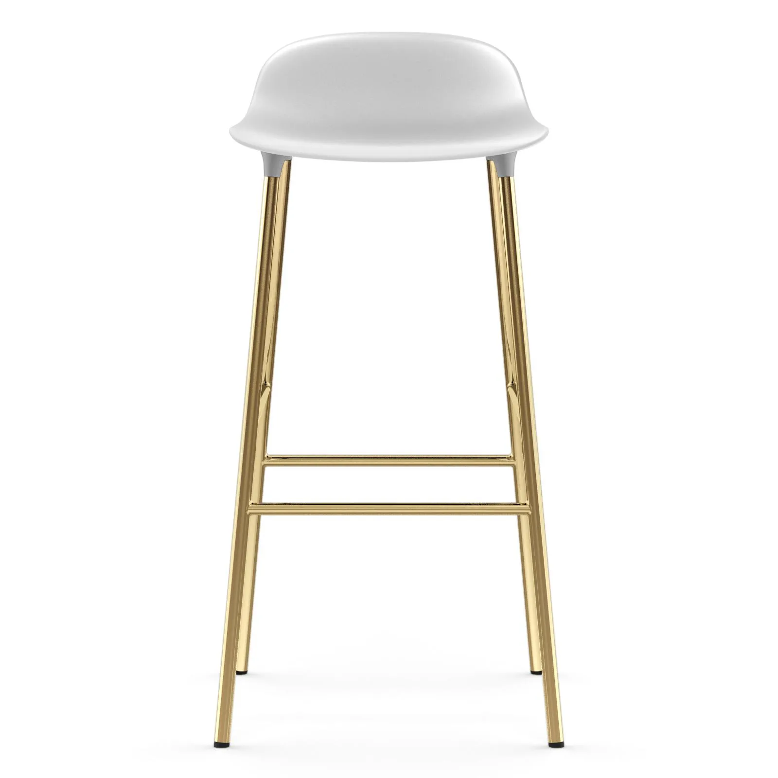 Form baarituoli messinkijalat 75 cm, Valkoinen Normann Copenhagen