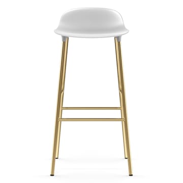Form baarituoli messinkijalat 75 cm - Valkoinen - Normann Copenhagen
