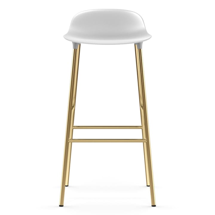 Form baarituoli messinkijalat 75 cm, Valkoinen Normann Copenhagen