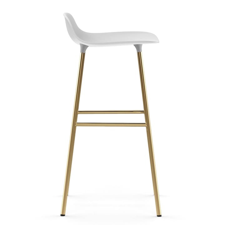Form baarituoli messinkijalat 75 cm, Valkoinen Normann Copenhagen
