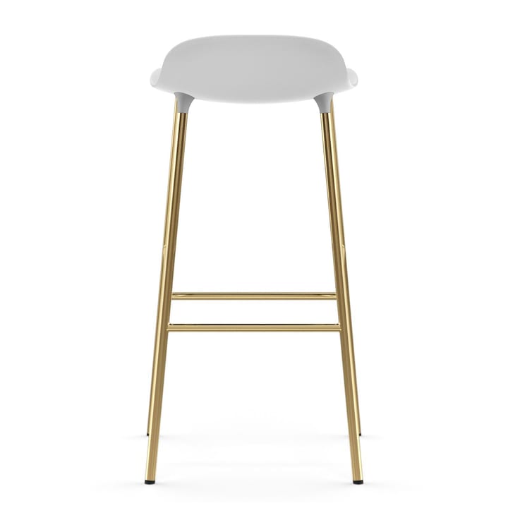 Form baarituoli messinkijalat 75 cm, Valkoinen Normann Copenhagen