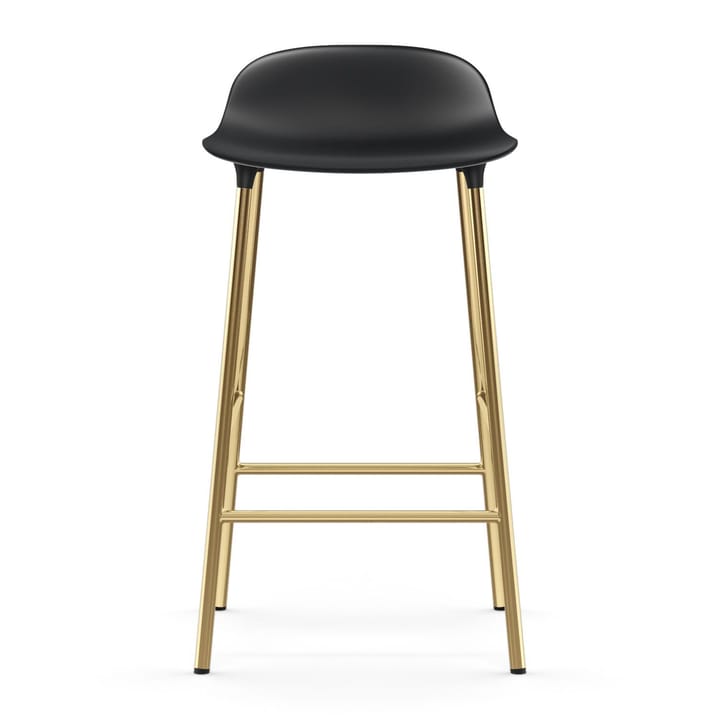 Form baarituoli messinkijalat, Musta Normann Copenhagen