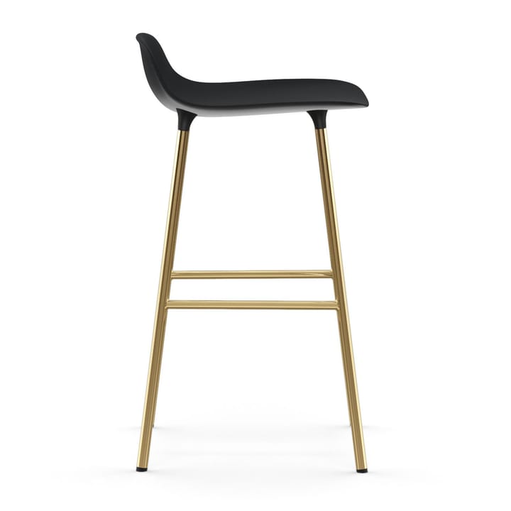 Form baarituoli messinkijalat, Musta Normann Copenhagen