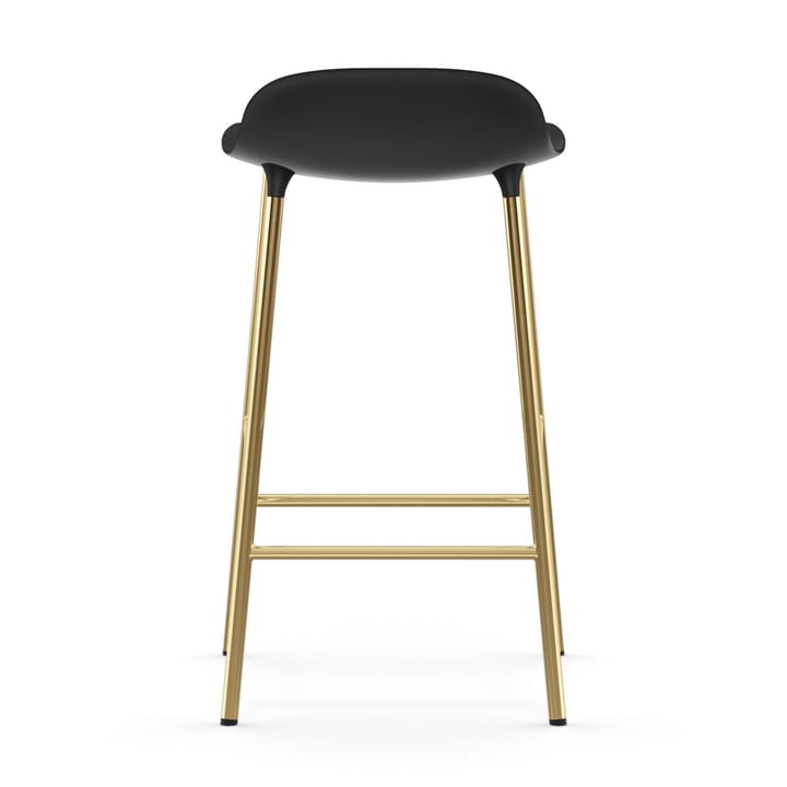 Form baarituoli messinkijalat, Musta Normann Copenhagen