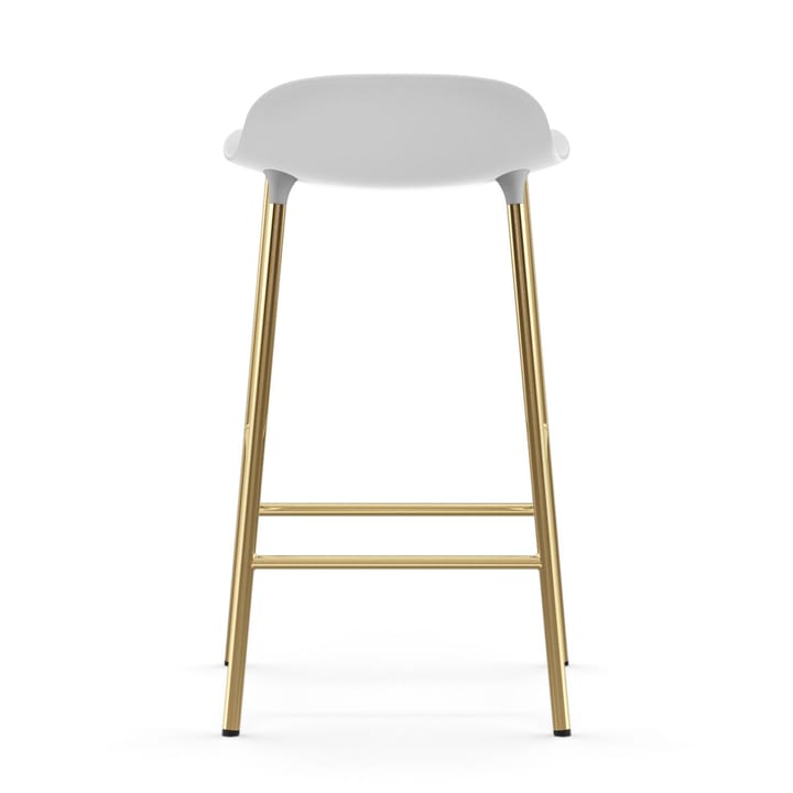 Form baarituoli messinkijalat, Valkoinen Normann Copenhagen
