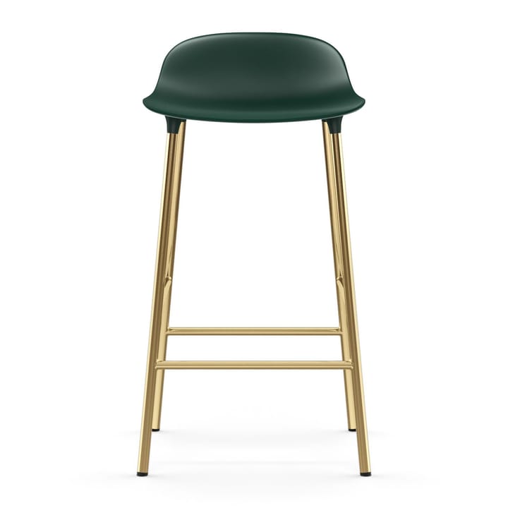 Form baarituoli messinkijalat, Vihreä Normann Copenhagen