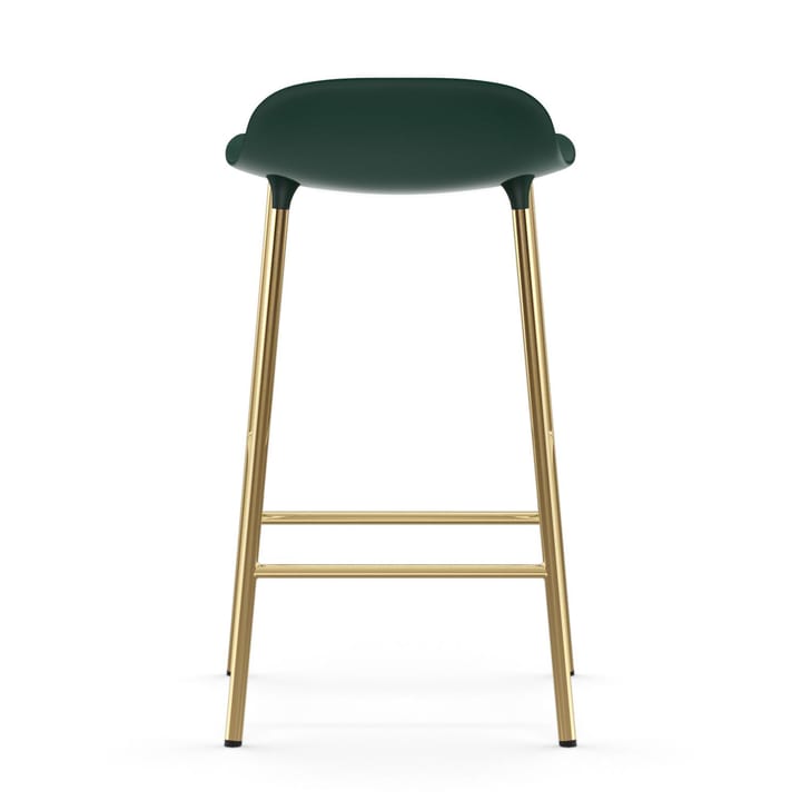 Form baarituoli messinkijalat, Vihreä Normann Copenhagen