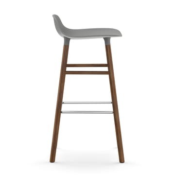 Form baarituoli saksanpähkinäjalat 75 cm - harmaa - Normann Copenhagen