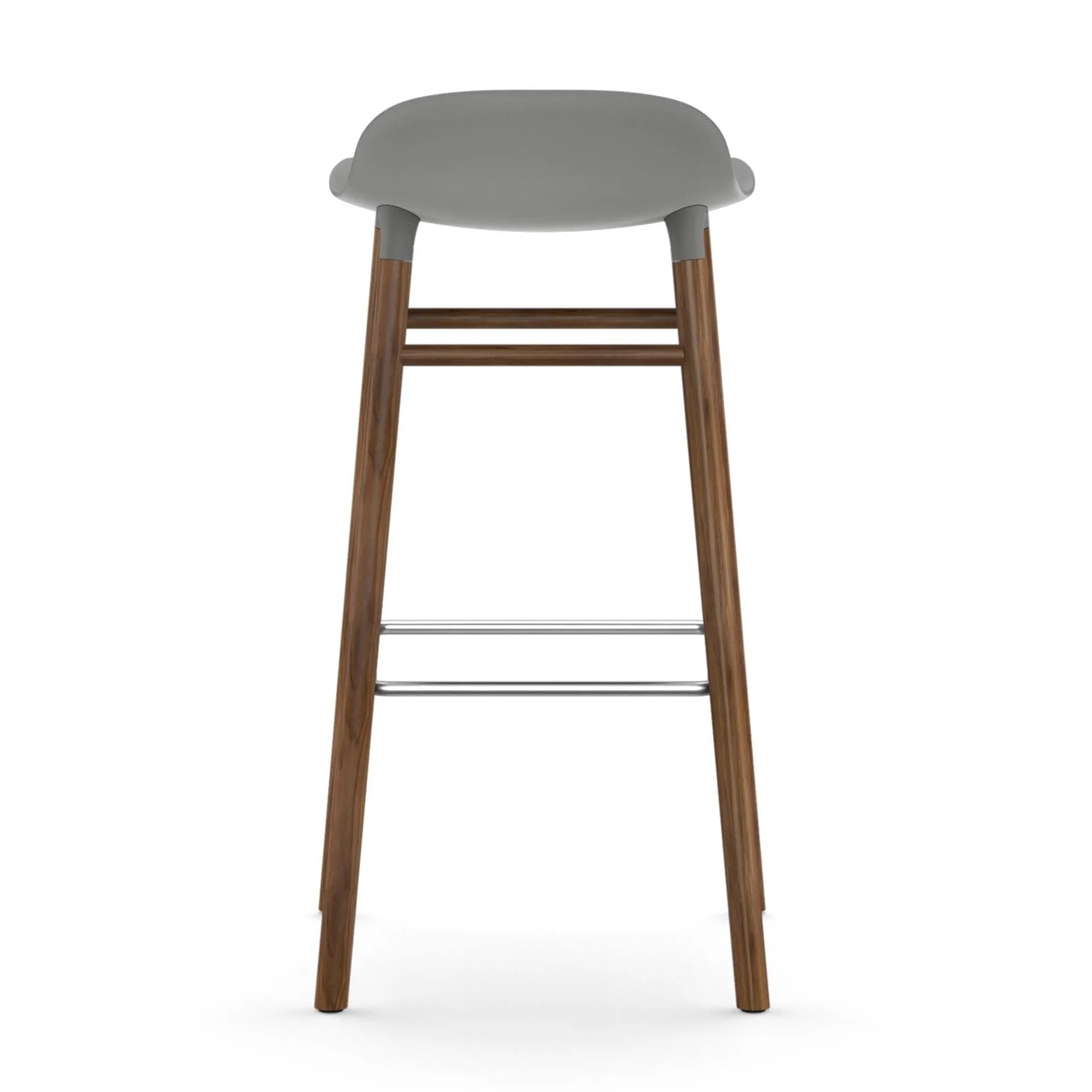 Form baarituoli saksanpähkinäjalat 75 cm, harmaa Normann Copenhagen