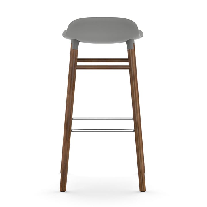 Form baarituoli saksanpähkinäjalat 75 cm, harmaa Normann Copenhagen